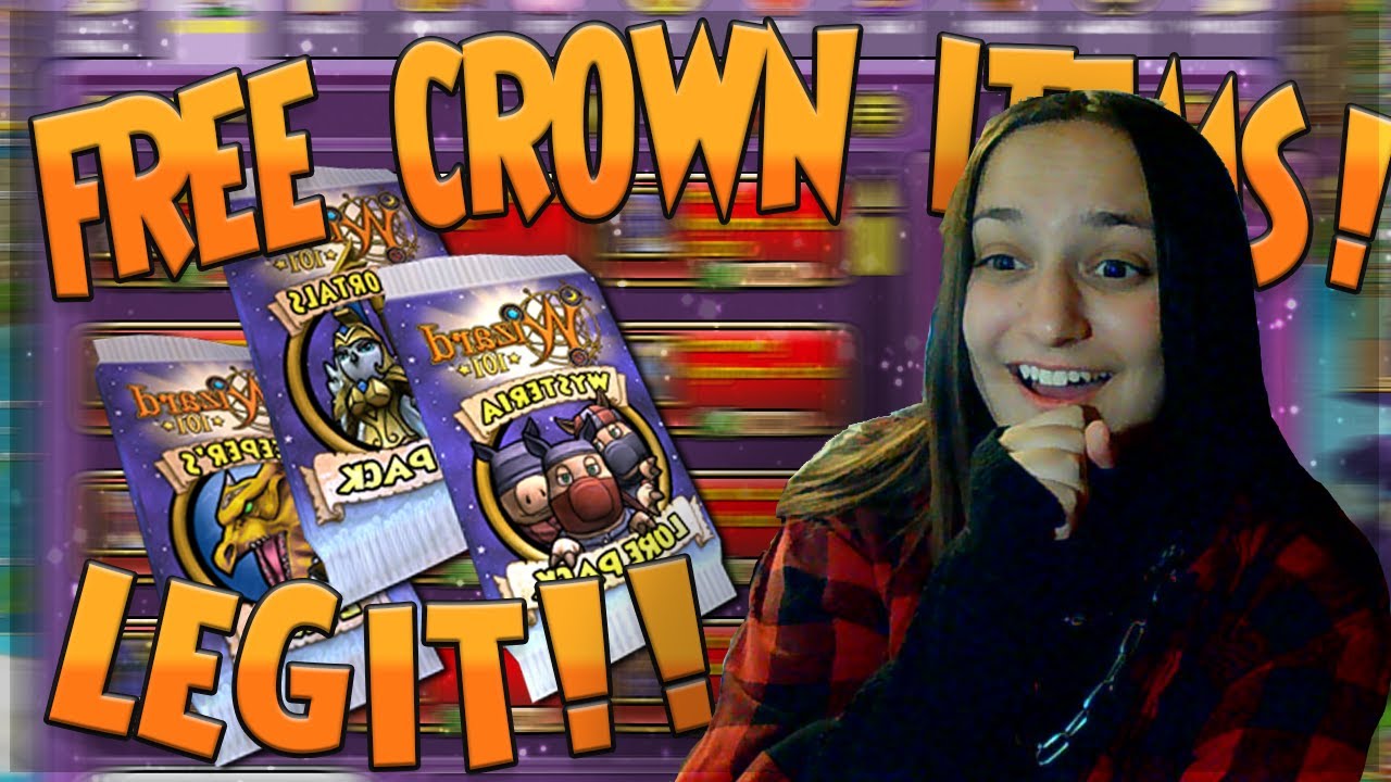 HOW TO GET FREE CROWN SHOP ITEMS IN WIZARD101 (LEGIT!)
