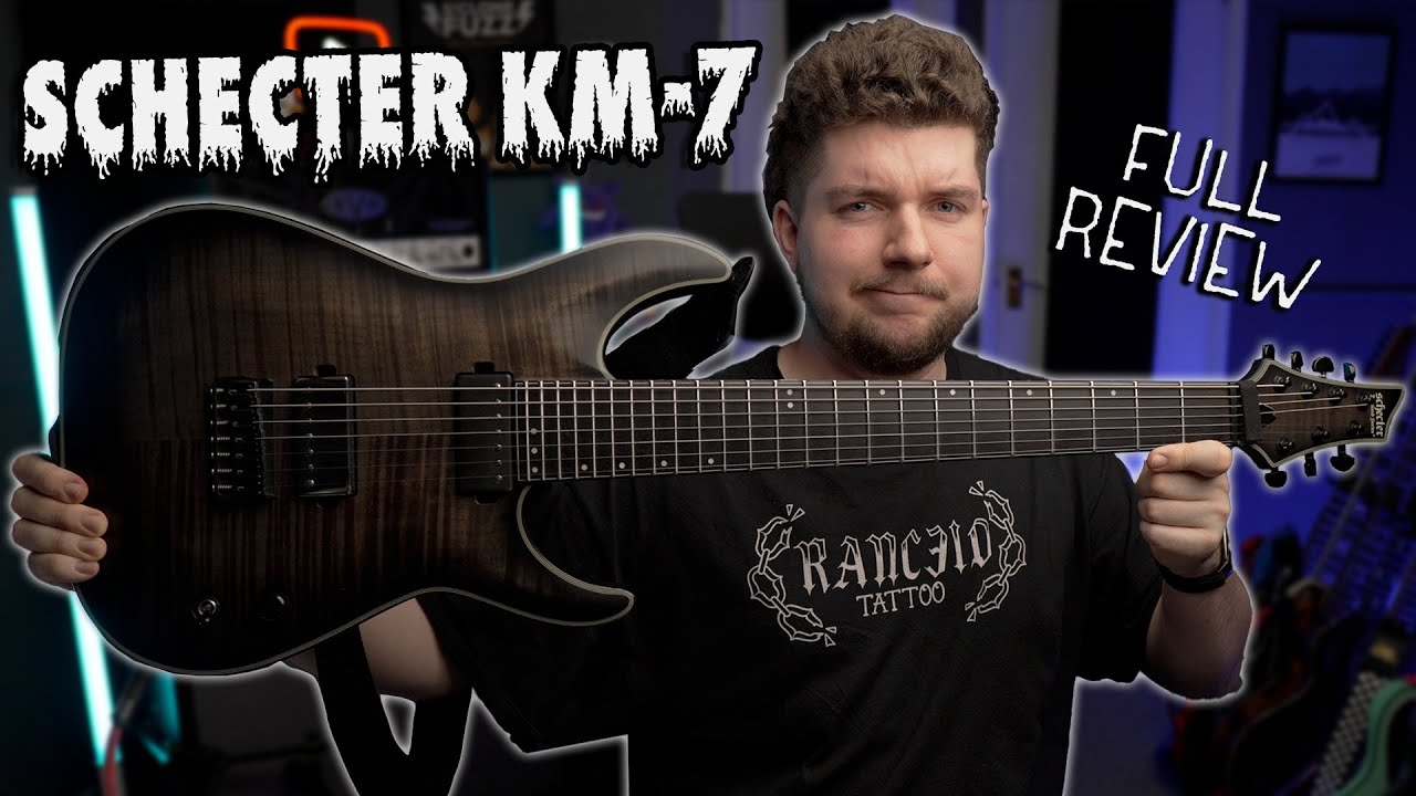 My First Schecter! Full Review | Schecter KM7 MK1
