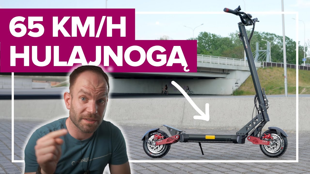 Motus PRO10 Sport Daytona to hulajnoga, która pojedzie 65 km/h