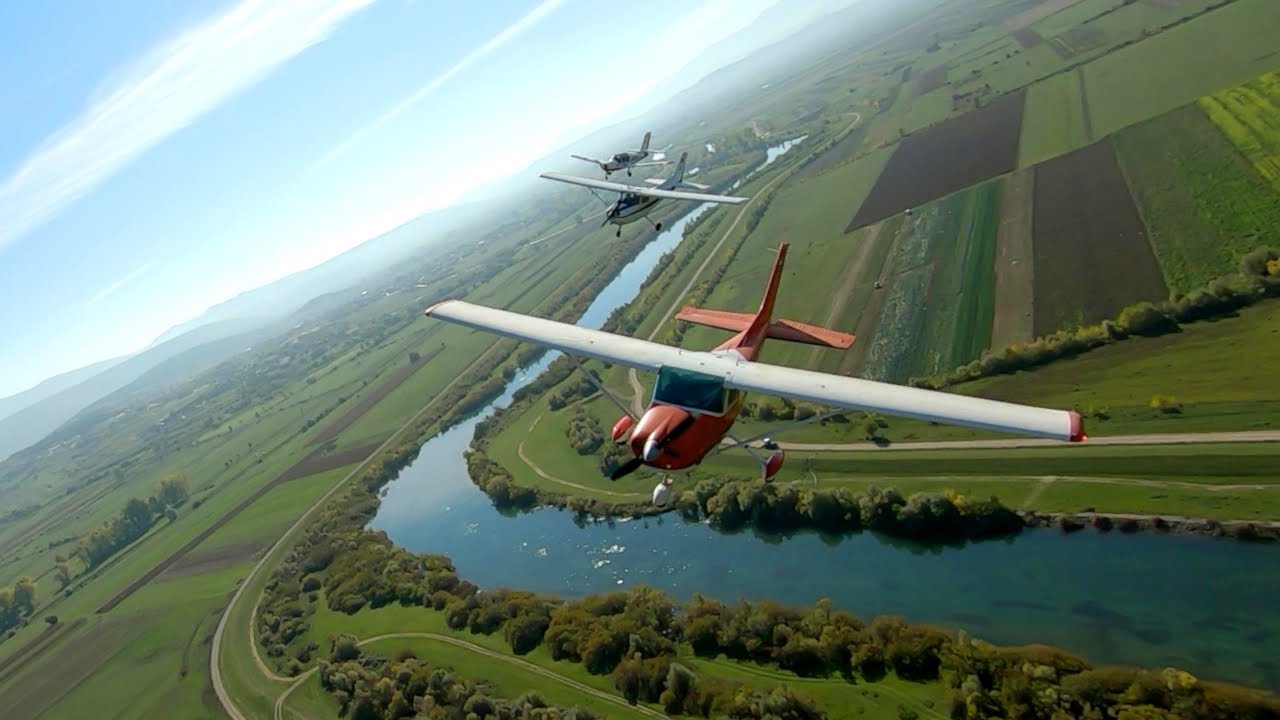 Independent Aviation Platoon 32th Anniversary Formation Flight - Piket Airfield LDSS Sinj