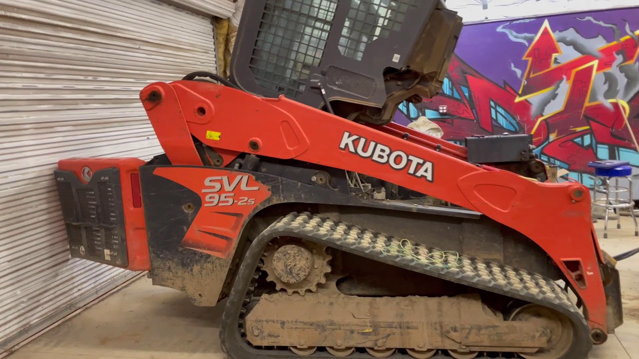 Kubota svl95 custom back up camera install