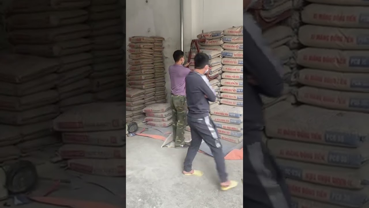 Máy bốc xi măng em lắp đặt tại thái nguyên  giá dẻ không bụi nhẹ nhàng 0988304602