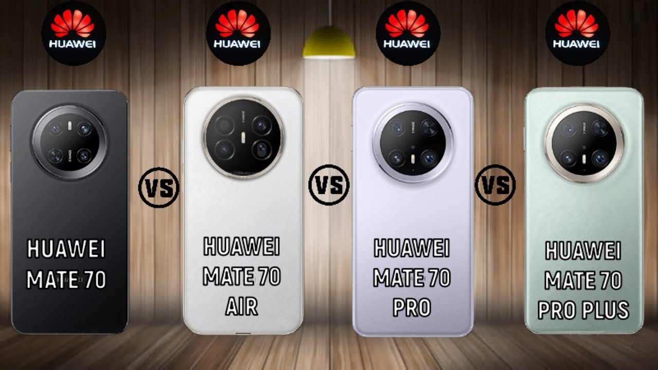 Huawei Mate 70 против Huawei Mate 70 Air против Huawei Mate 70 Pro против Huawei Mate 70 Pro Plus...