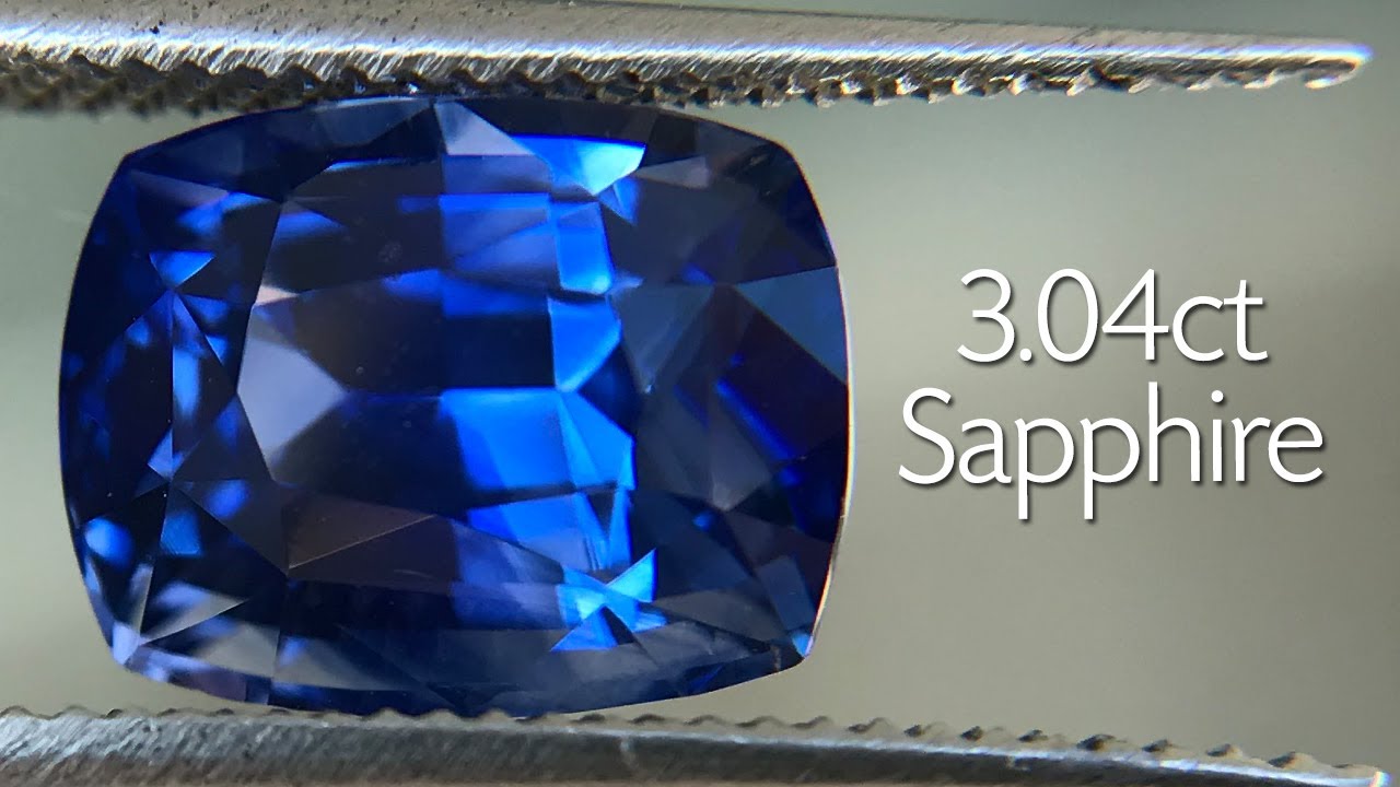 3.04ct VVS Certified Sapphire - Paul Reinhard