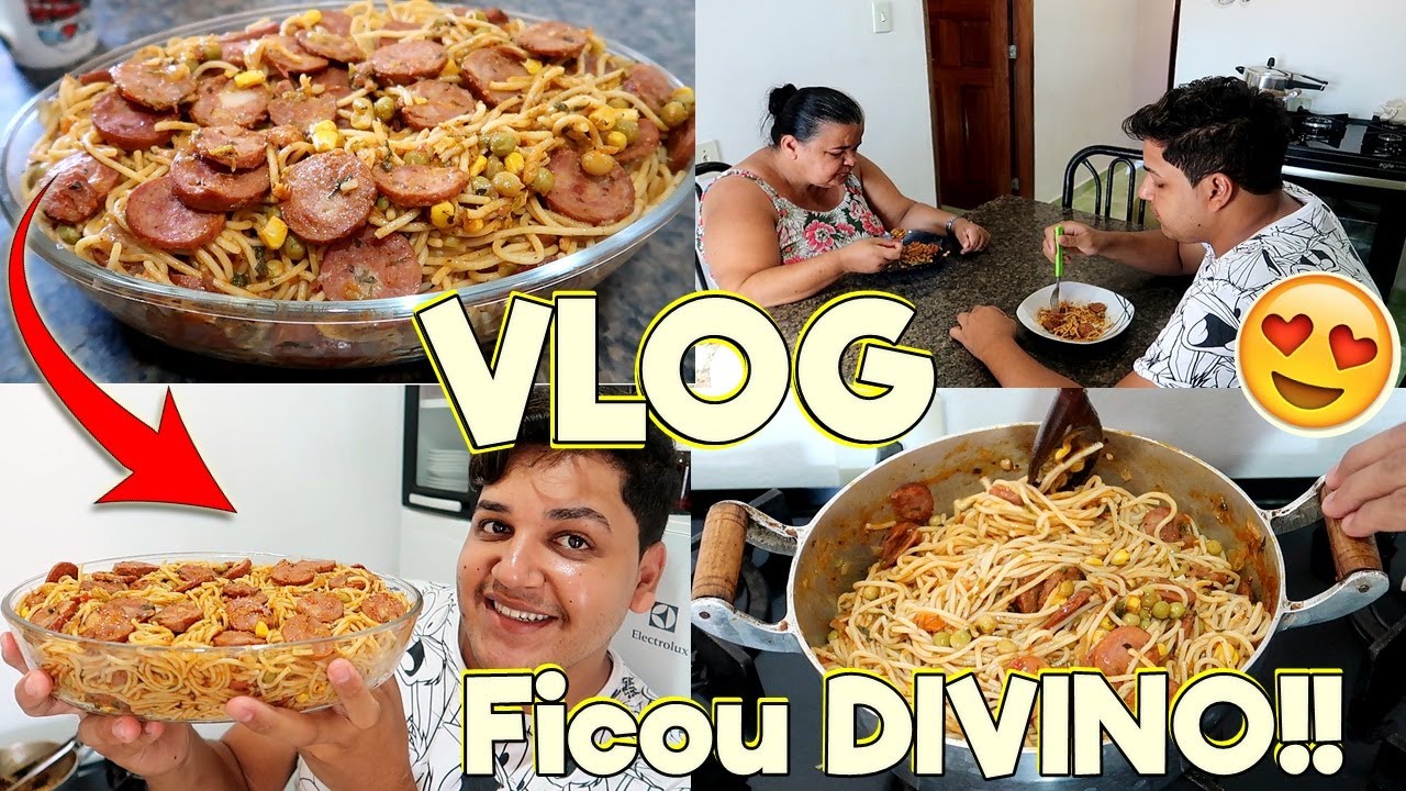 O MELHOR MACARRÃO com LINGUIÇA da MINHA VIDA - TESTADO e APROVADO!! 😊👍🏻