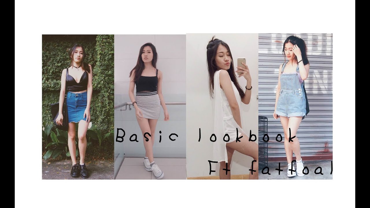 Basic LookBook featuring Fatfoal // How to style sneakers