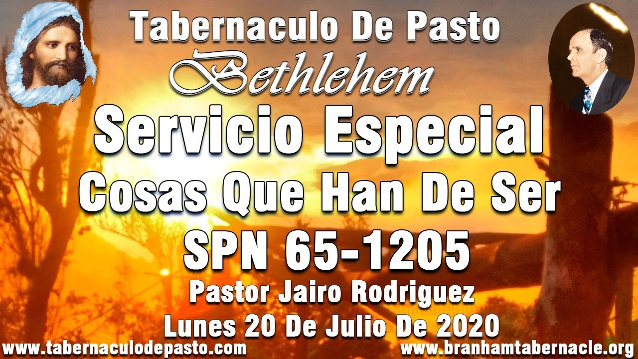 Servicio Especial Lunes 20 De Julio De 2020 --- Pastor Jairo Rodriguez