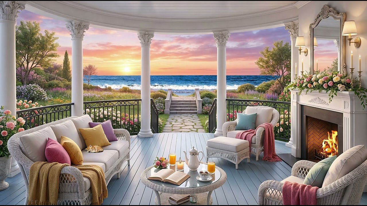 Mendelssohn's Overture + Ocean Waves at Mystic Shores - Ocean Waves, Relax, Sleep, Study