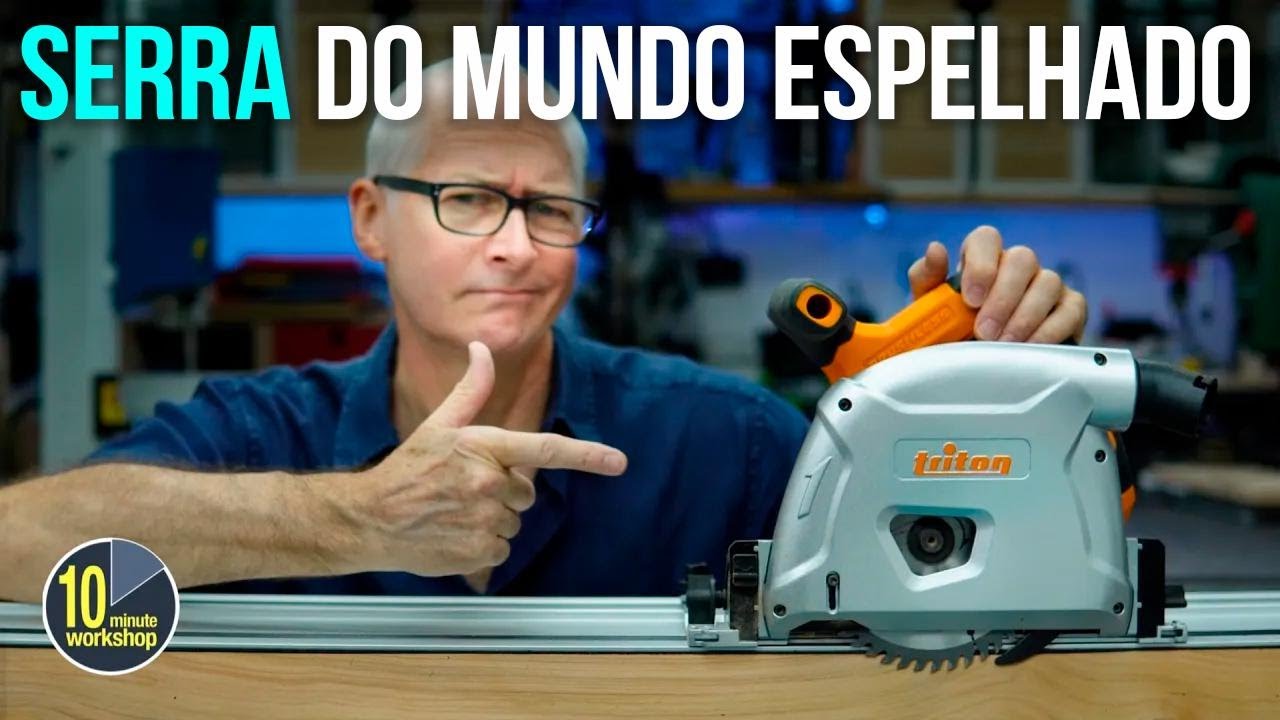 NOVIDADE! PlungeSaw Triton T20 Sem Fio em Ação
