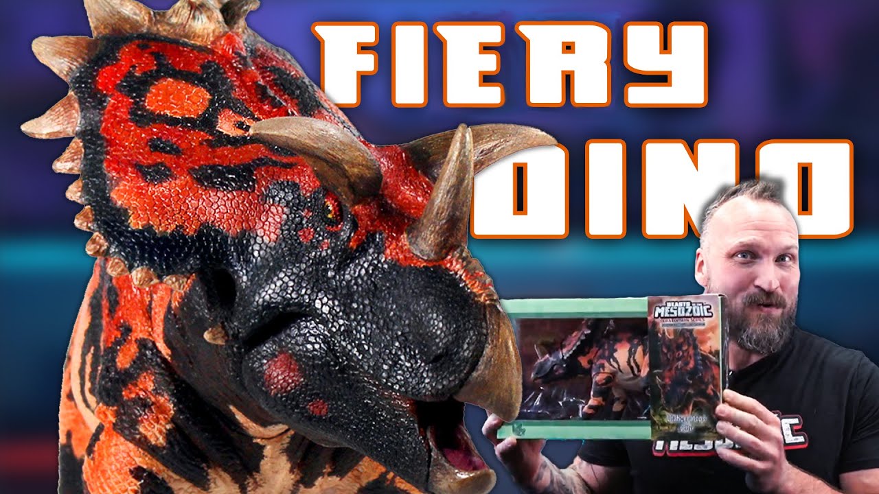 The Flame of the Desert! The Fiery Utahceratops! Creative Beast Previews Beasts of the Mesozoic