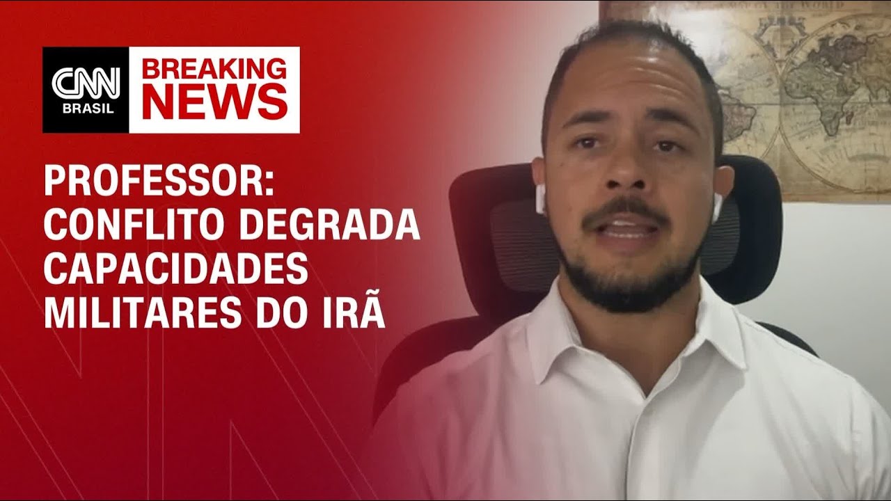 Conflito degrada capacidades militares do Irã, diz professor à CNN | AGORA CNN
