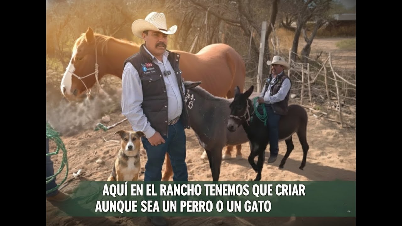 ...A QUI EN EL RANCHO TENEMOS QUE CREAR AUNQUE SEA UN PERRO O UN GATO 🇲🇽👍😉🐕🐈