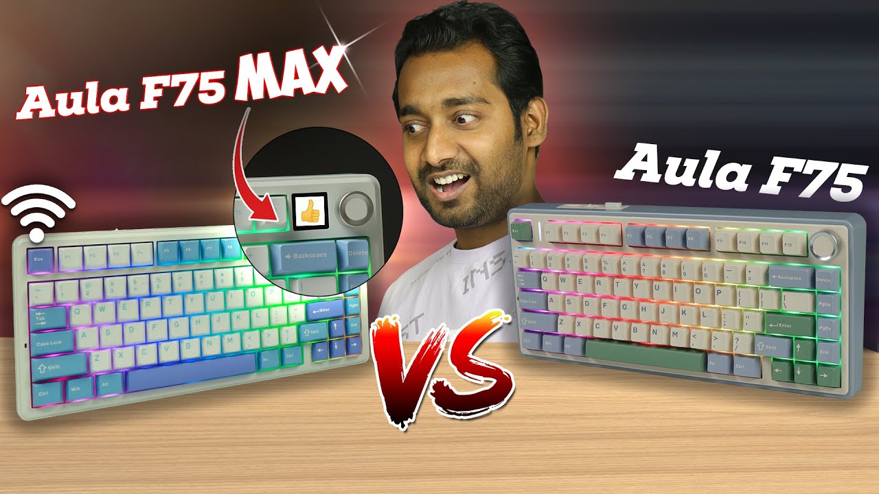 Aula F75 Max - *Advanced* version of Aula F75 🤯 Wireless Mechanical Keyboard | Best Gaming Keyboard