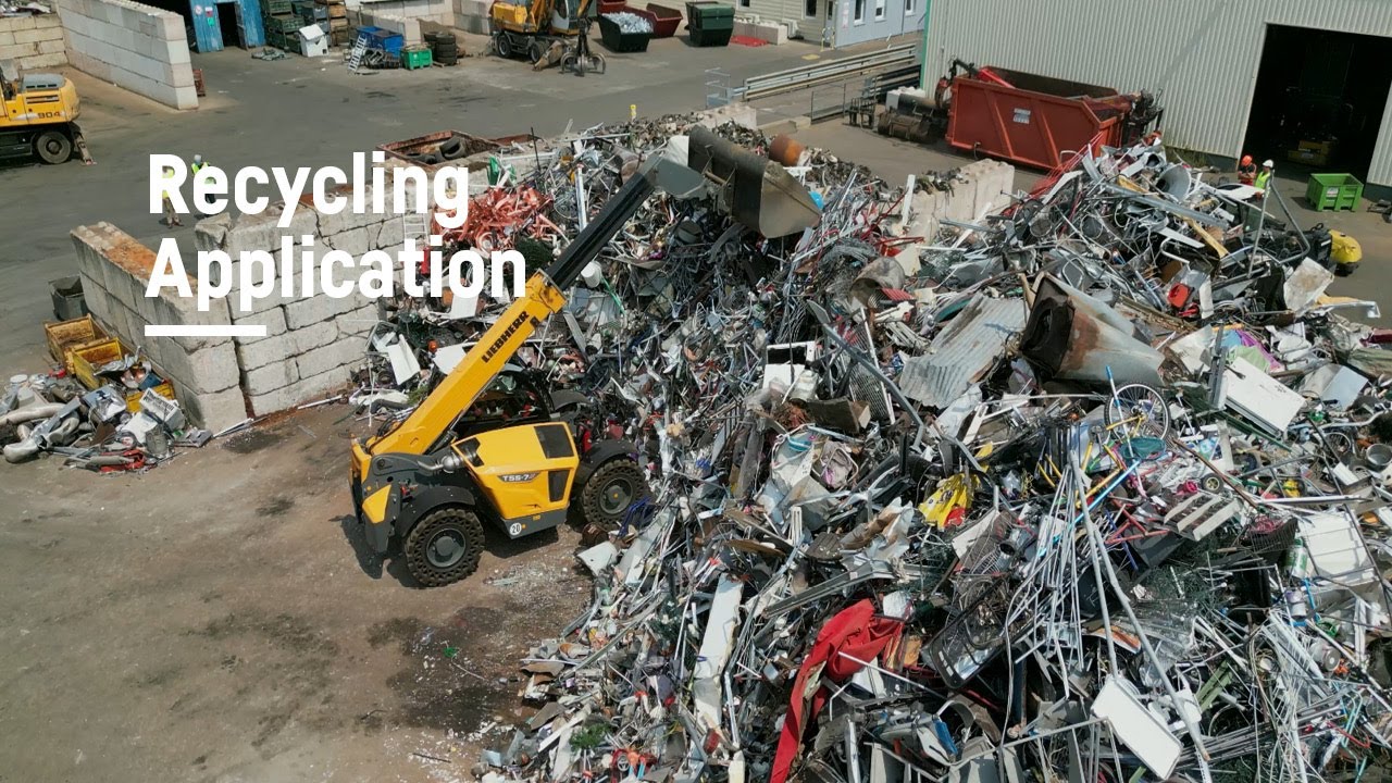 Liebherr - T 55-7s telescopic handler in support of the circular economy