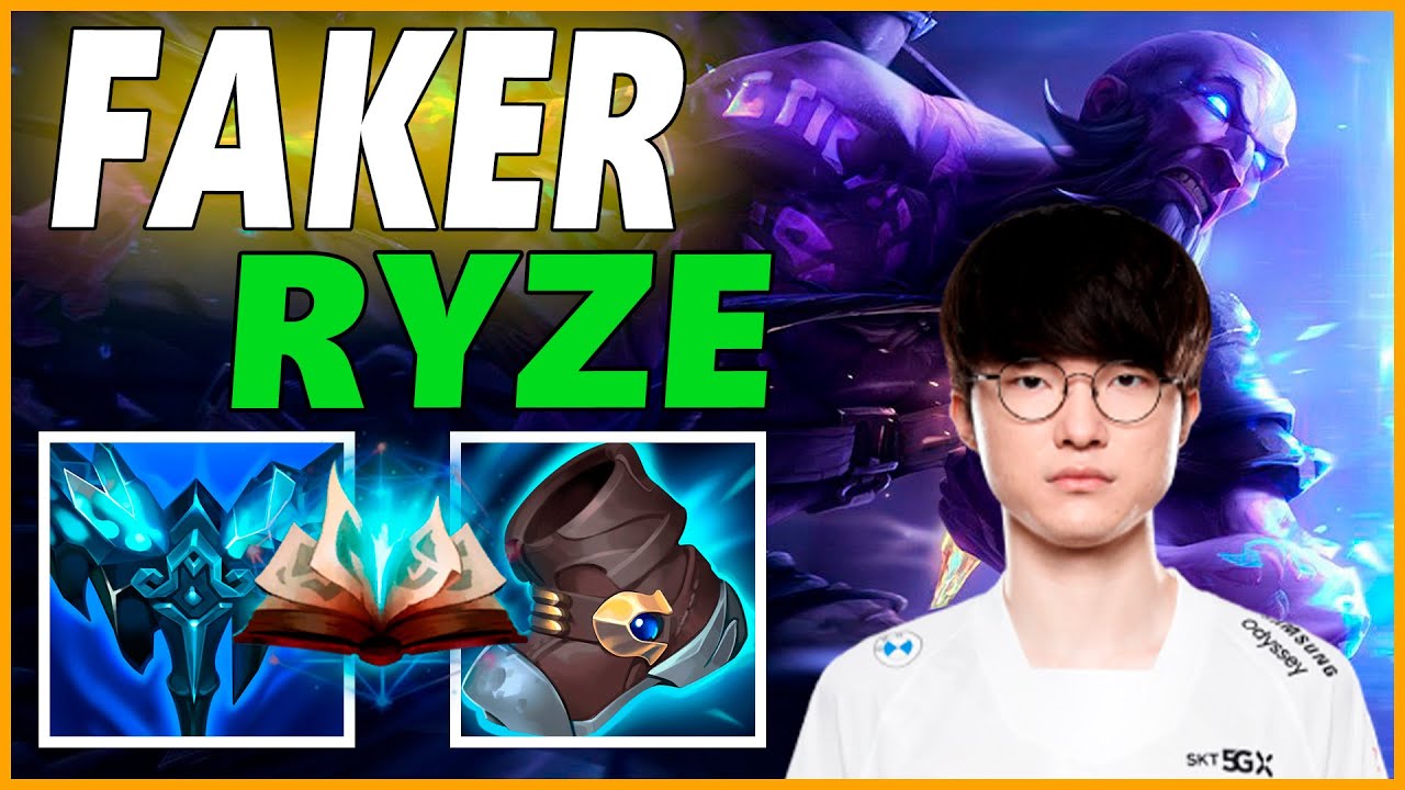 ⚡FAKER RYZE MID GAMEPLAY⚡SEASON 12 LEAGUE OF LEGENDS