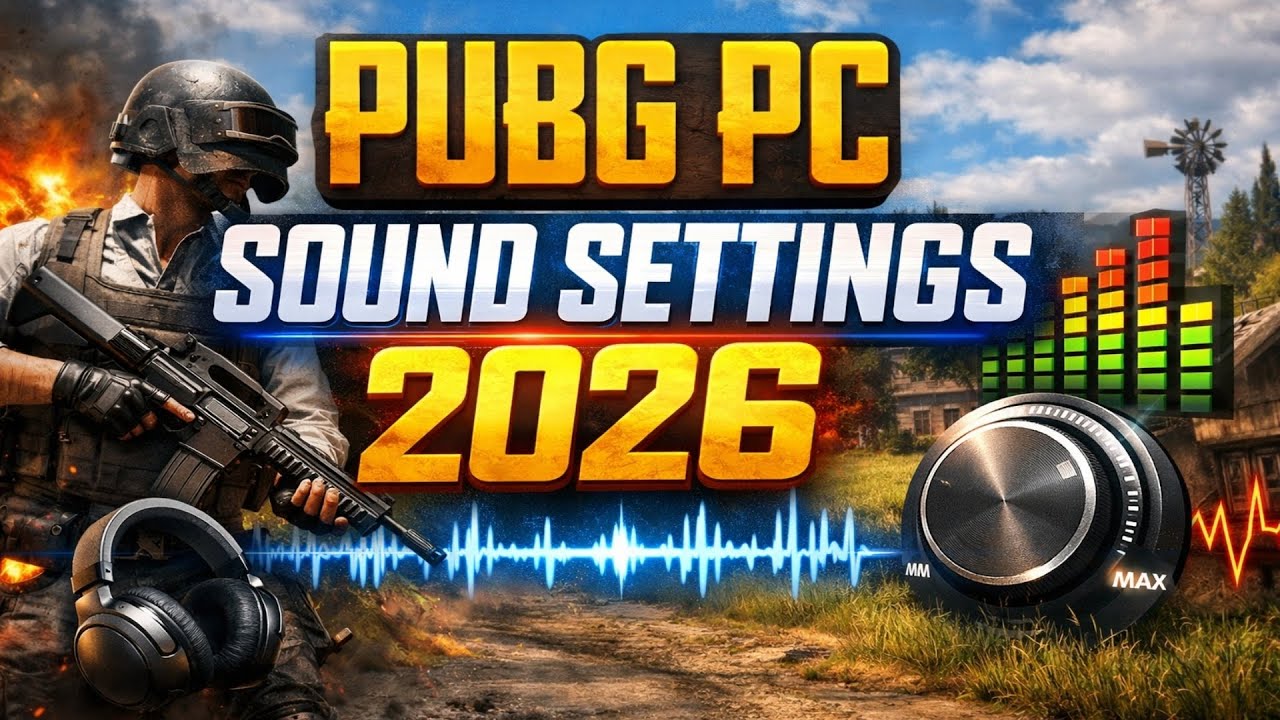 Complete PUBG Sound Settings Guide 2026 | Fix PUBG Footsteps | PUBG Equalizer Settings | 100% Free