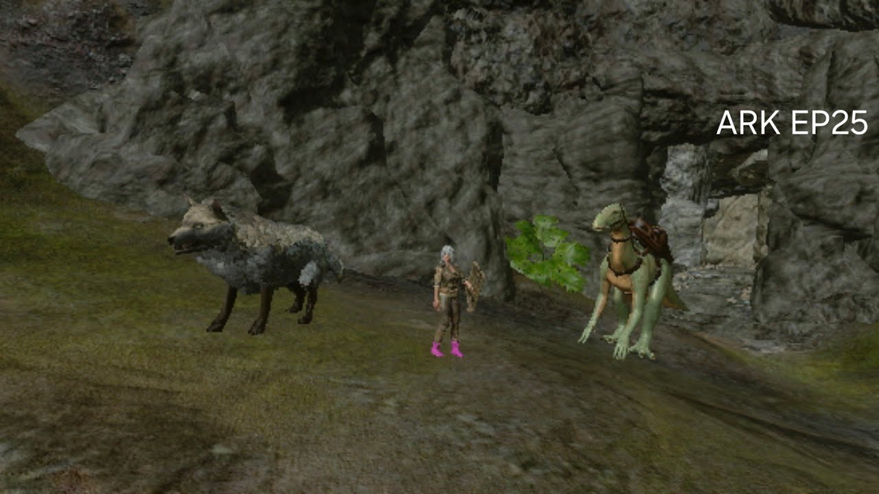 ARK มือถือ EP25 ทำเควสตามหาดาบ+ลงถ้ำแมลง