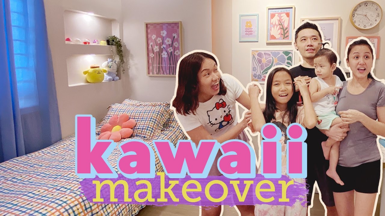 Aesthetic Kawaii Makeover!!!🌸🫶🏻// Surprising my niece with a brand new room!💕// by Elle Uy