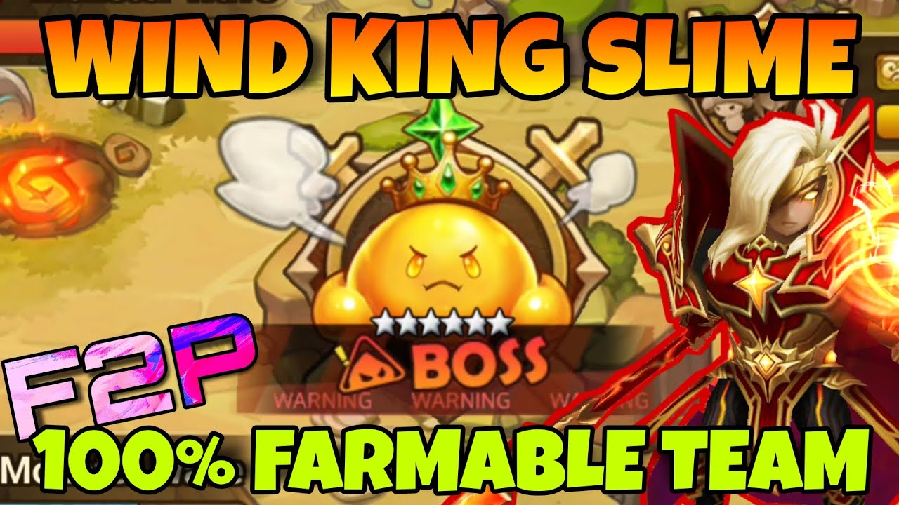 F2P WIND KING SLIME !!! SUMMONERS WAR