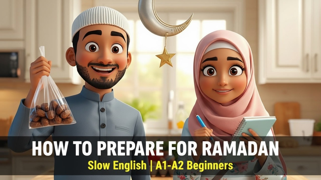Preparing for Ramadan | Easy English Listening Practice | Slow & Clear for Beginners