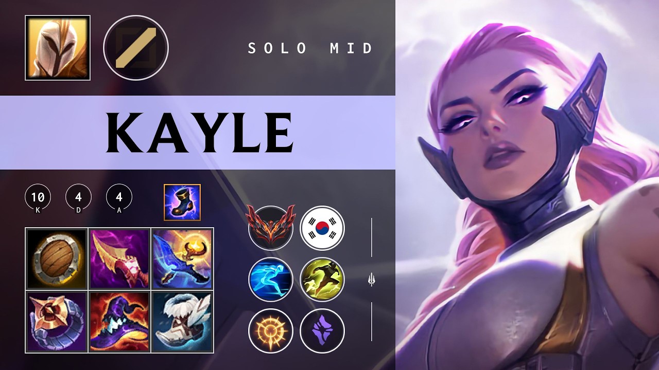 Kayle Mid vs Aurora - KR Grandmaster Patch 26.06