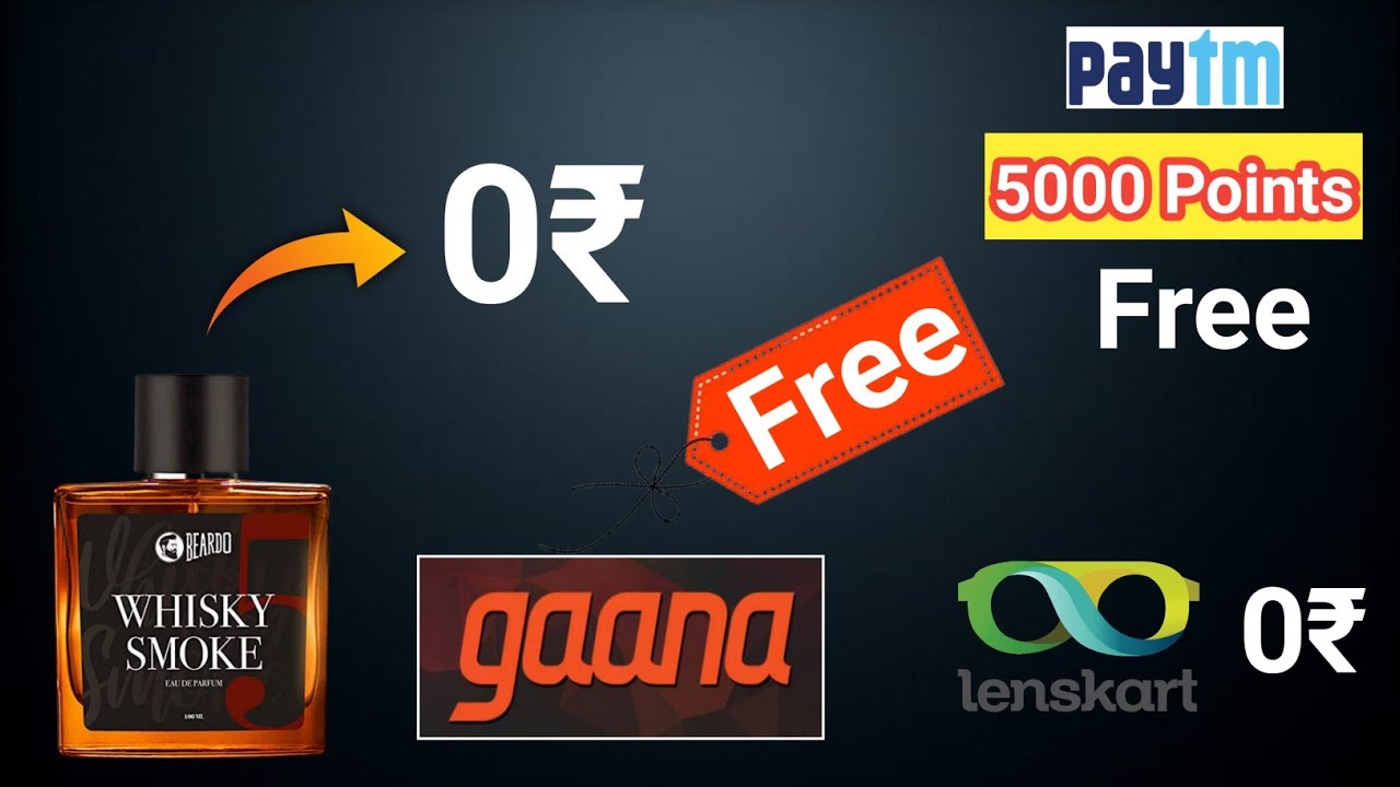 Beardo Big Loot | Free Perfum | Paytm Free Cashback Points Loot | Free Ganna Subscription | Loots |