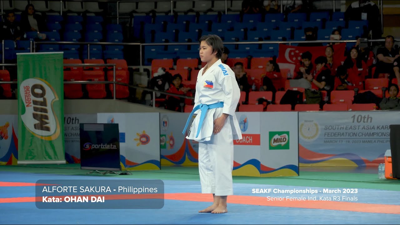 OHAN DAI - Sakura Alforte (Philippines) | SEAKF 2023 Senior Female Individual Kata Gold