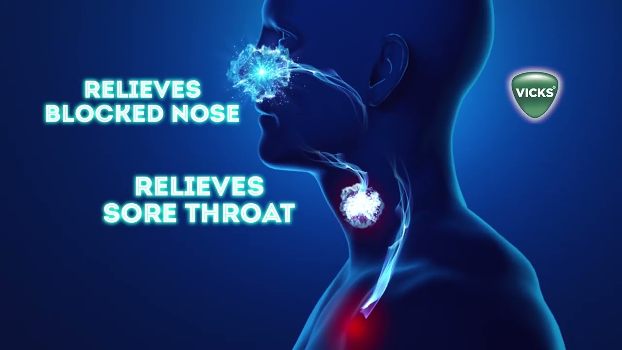 Start with Vicks Vapodrops for 3-symptom relief. #Vicks #VicksVapoDrops #Vicksit #flu #Cough #relief