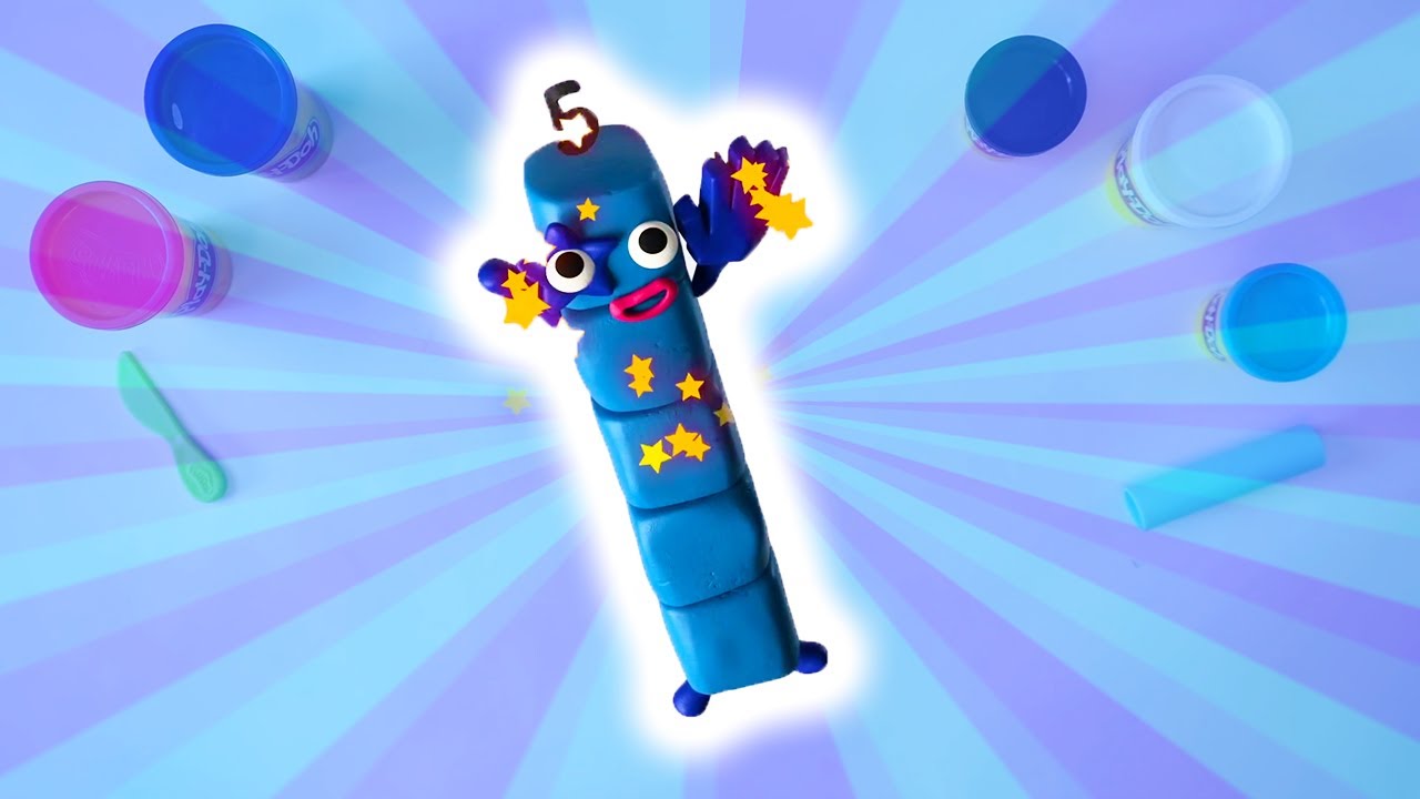Numberblocks | Learn Numbers with Play-Doh - Number 5 | Learn with Play-Doh