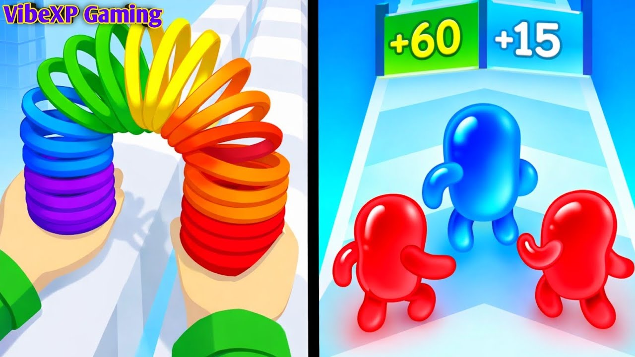 Join Blob Clash 3D Vs Toy Spring Max Level unlocked (2026 New Update Android Gameplay) 