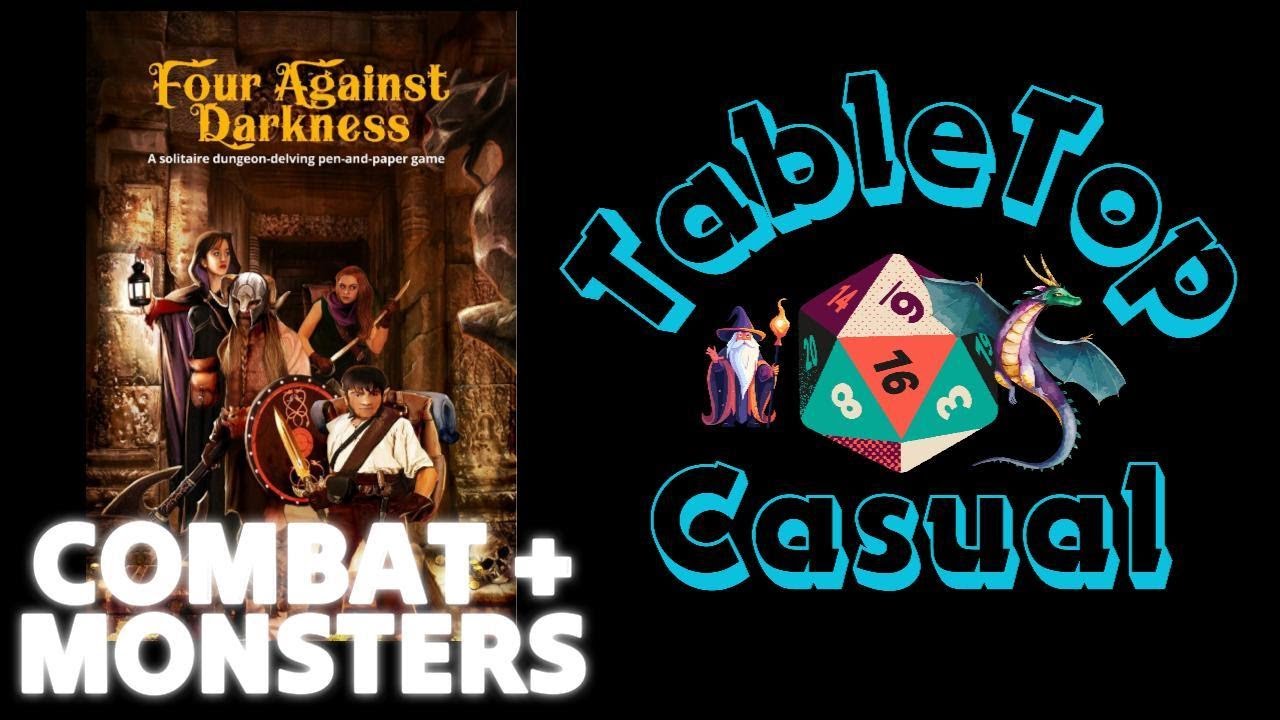 An Introduction to: Four Against Darkness (4AD): Combat and Monsters!