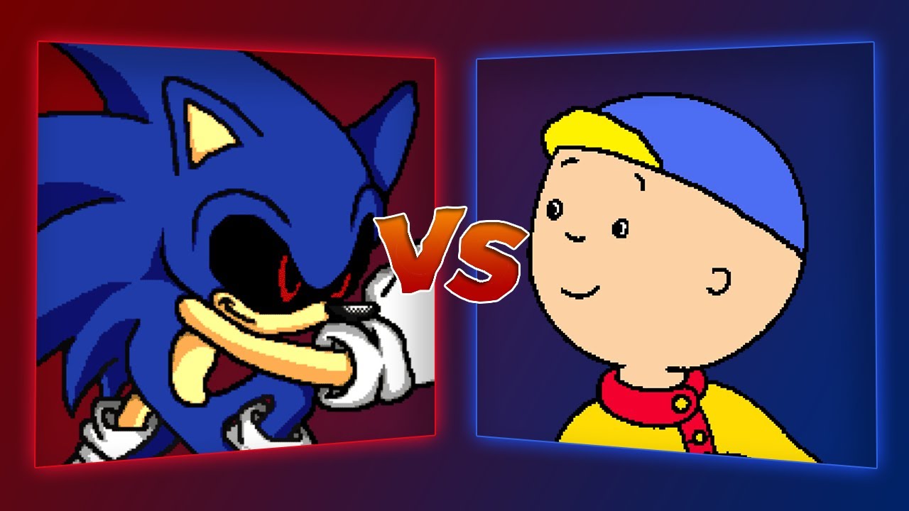 MUGEN Battle - Sonic.EXE vs Caillou