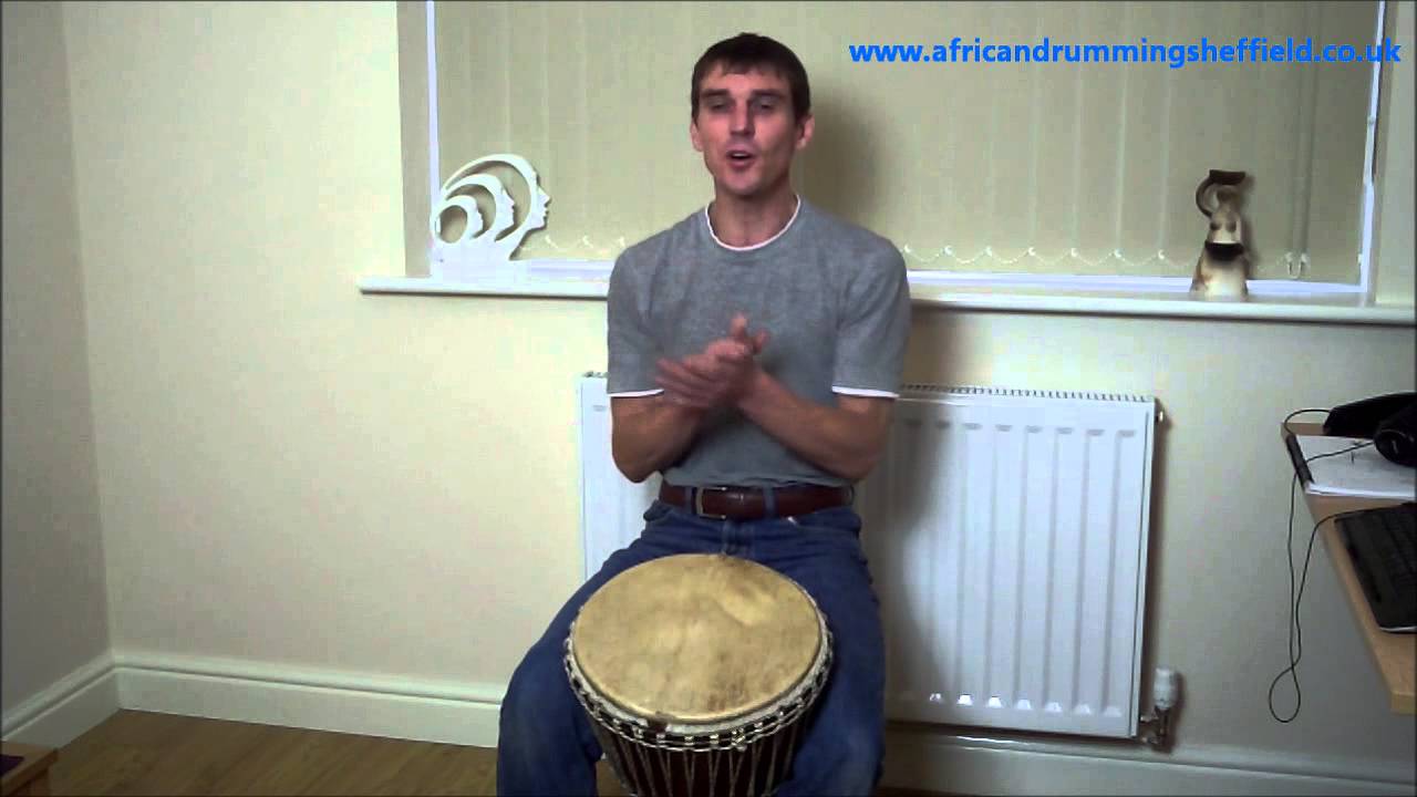 Djembe Lesson : Sliding solo phrase in 4/4