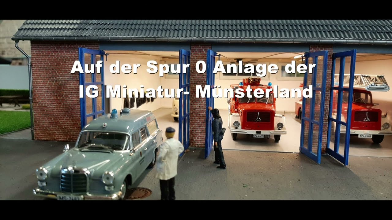 Spur 0  Feuerwache Roxel bei M&uuml;nster Diorama
