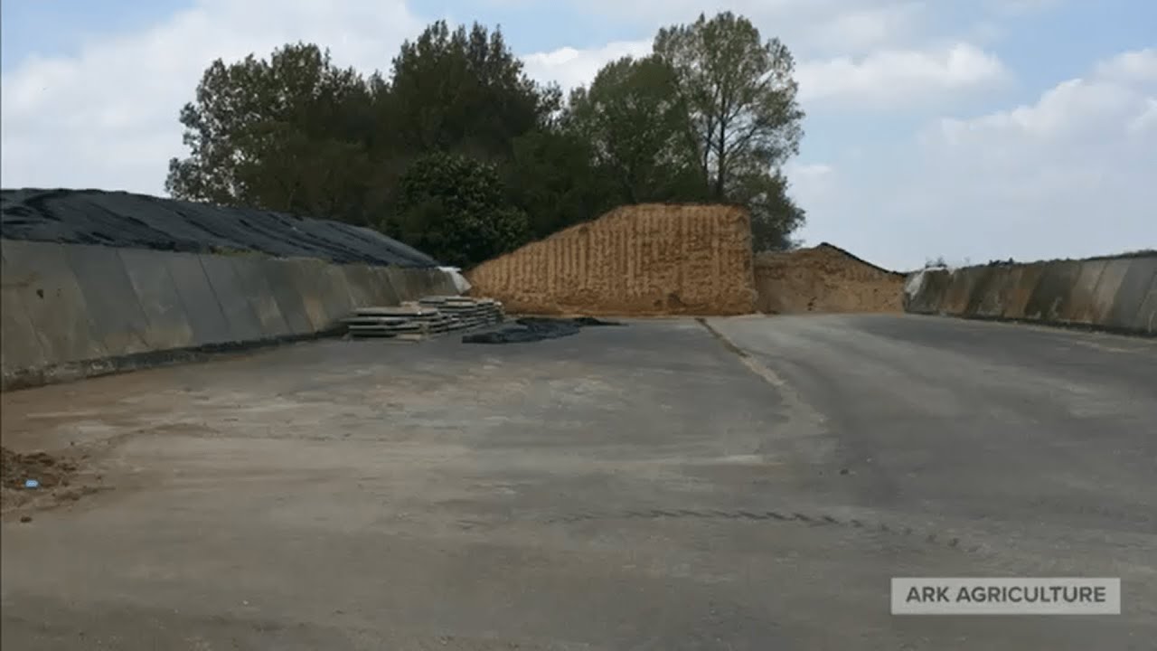 ARK Silage clamp construction Norfolk 2019