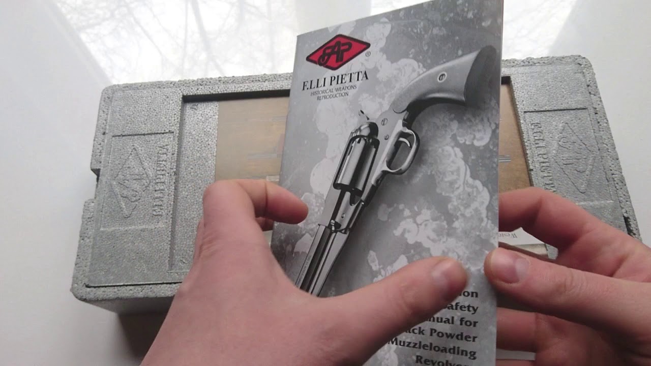 PL Colt Army Sheriff 5,5 steel frame Pietta unboxing
