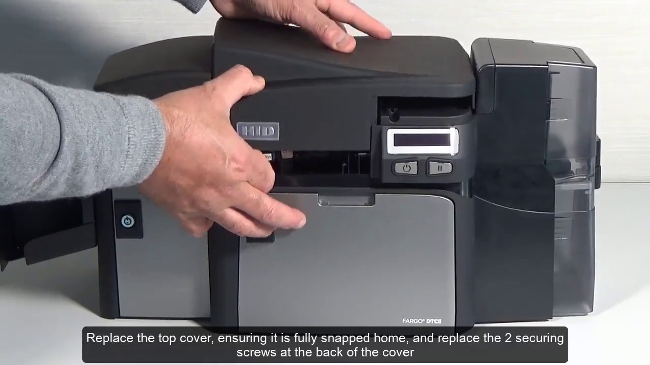 FARGO DTCii How to replace a Contact Smart Card Encoder