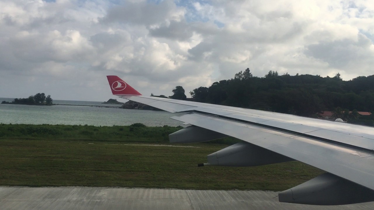 Turkish Airlines - Take-off @ Seychelles Airport