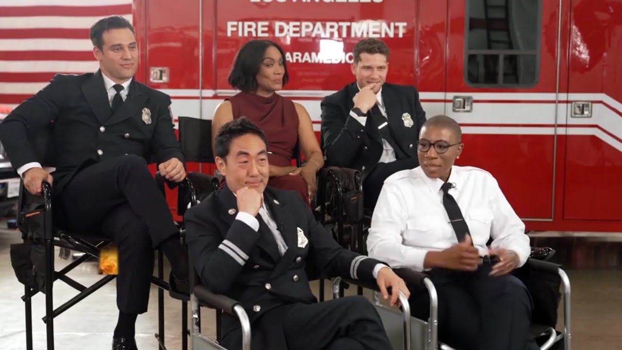 Behind the scenes with the cast of 9-1-1 