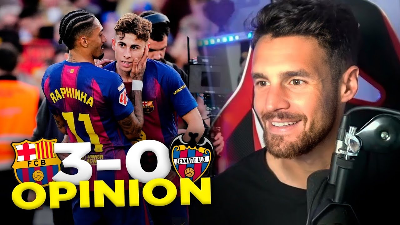 EL FC BARCELONA GANA AL LEVANTE Y VUELVE A SER LÍDER