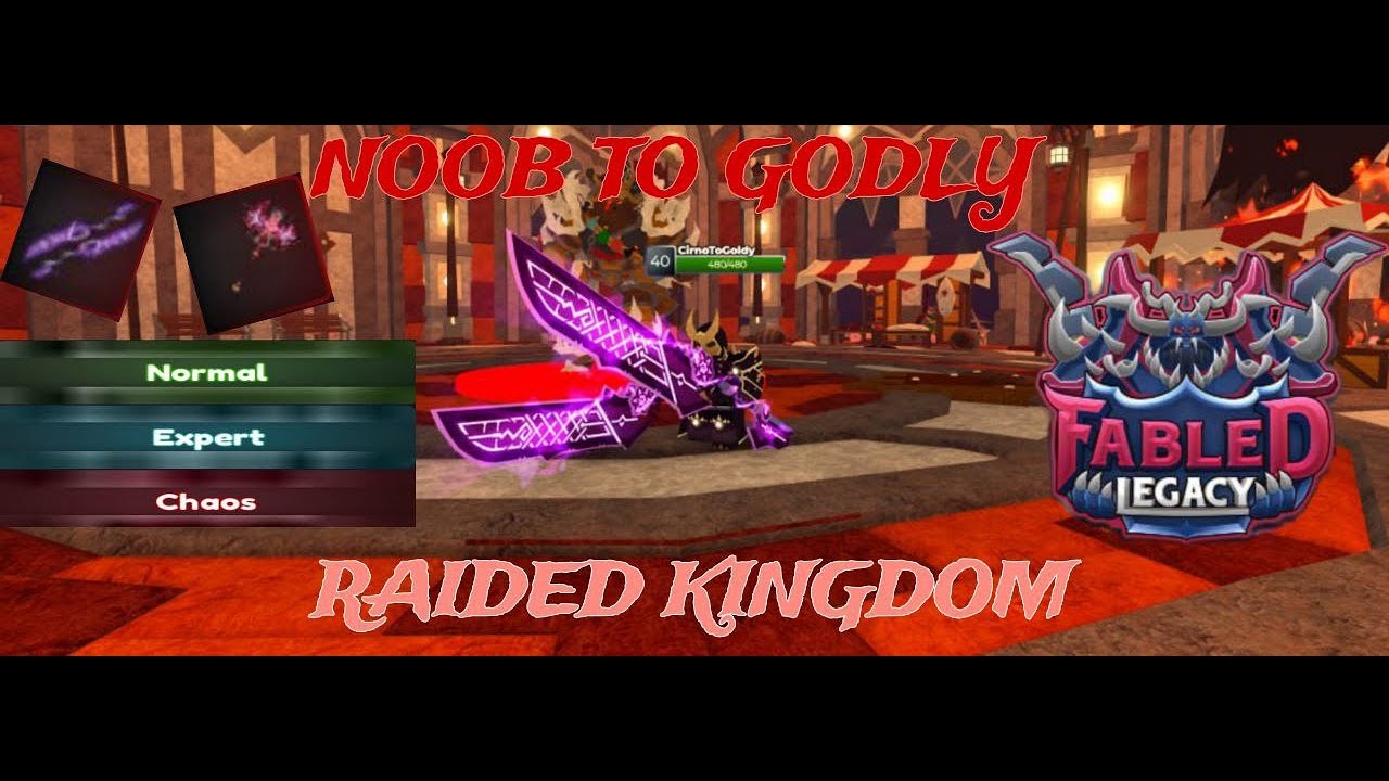 Fabled Legacy Noob to Godly but maxing set in every mode (Raided Kingdom)