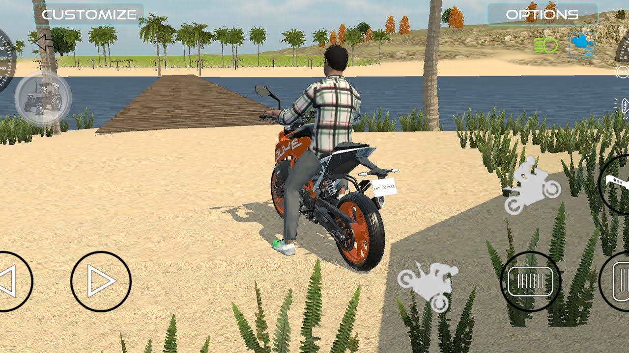 Ktm bike modification and stand video game ki masti bhari video 📷😀