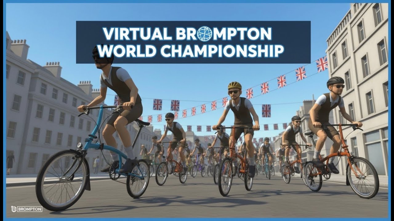 Brompton World Champs II (B - 390-510) #Zwift #bromptonbike