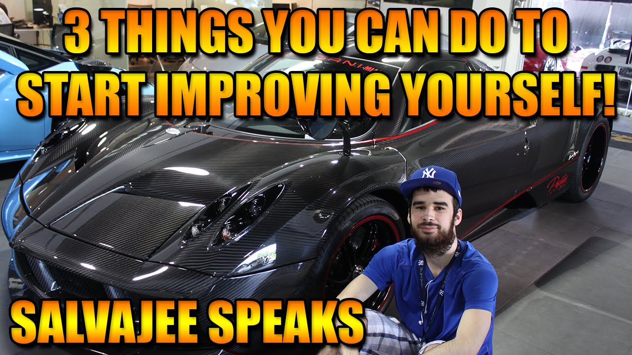 3 THINGS YOU CAN DO TO START IMPROVING YOURSELF! (Salvajee Speaks)