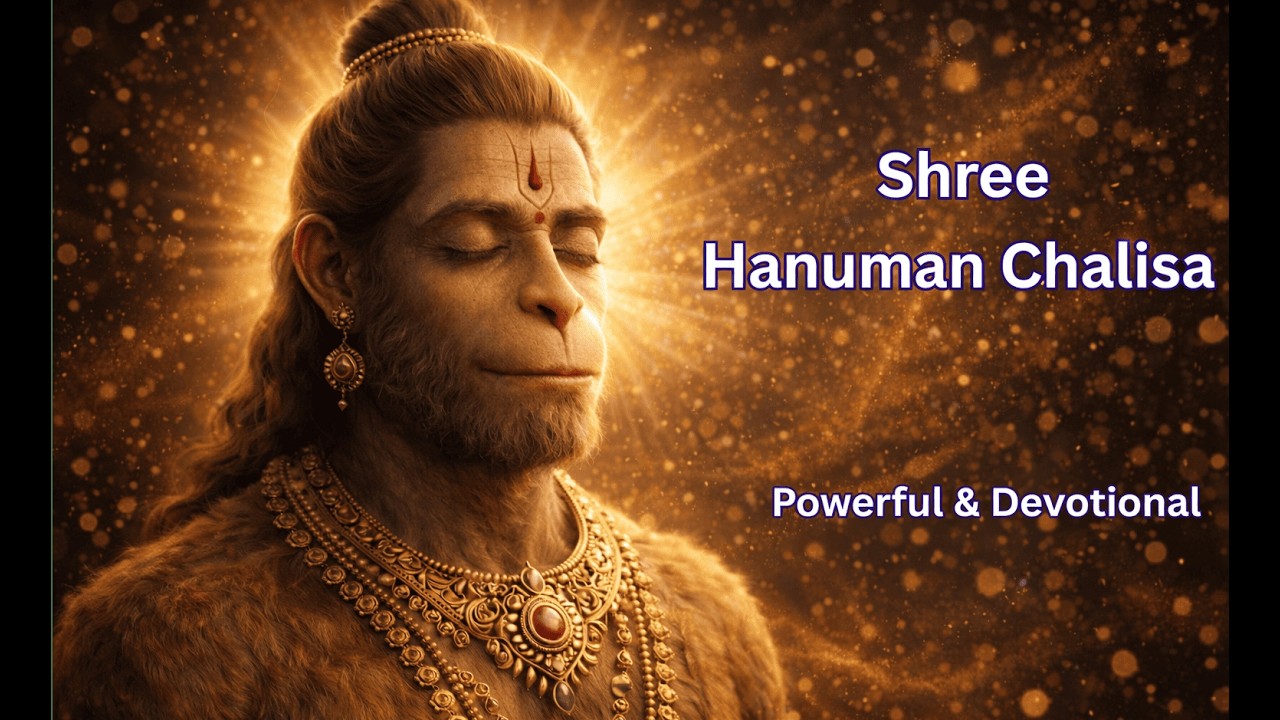 🙏 श्री हनुमान चालीसा | Shri Hanuman Chalisa | Morning Prayer for Strength & Peace 🐒 | Bhakti Ki Dhun