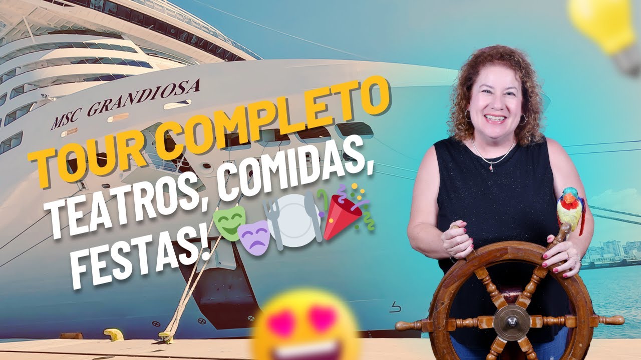MSC Grandiosa Ship Tour + DICAS INCRÍVEIS!