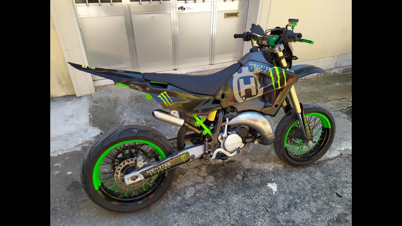 Test sound silenziatore accorciato - Husqvarna SM 125 2005 ITA