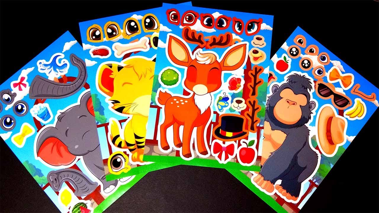 ASMR Satisfying Sticker Decorating │ Cute Animal Stickers│ No Talking