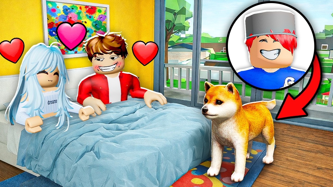 Spying On My CRUSH as a PET In Roblox!!