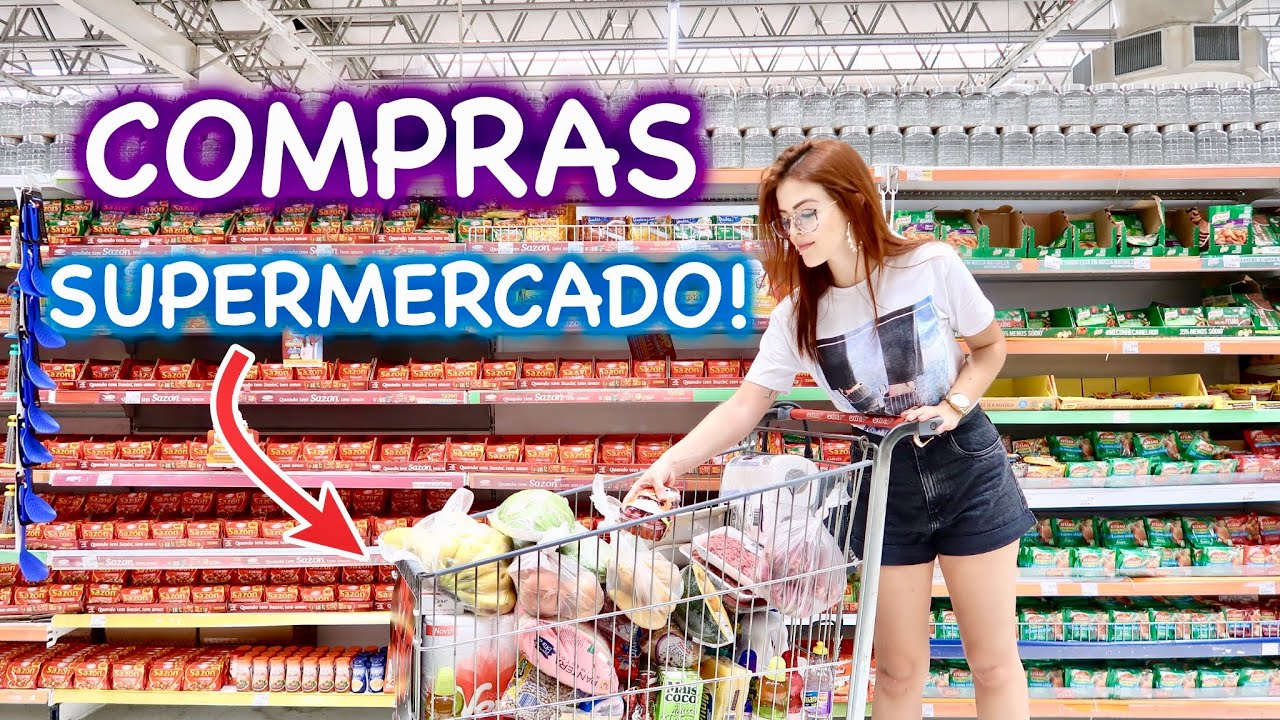 COMPRAS DO MÊS NO SUPERMERCADO | VLOG #7